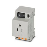 Socket outlet for distribution board Phoenix Contact EO-AB/PT/S/15 125V 15A AC
