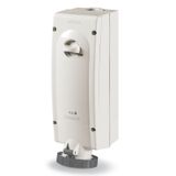 INTERLOCKED SOCKET 2P+E IP67 63A 12h