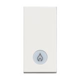 CLASSIA - 1way switch ill. heater symbol wh