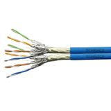 F/FTP Cable Cat.6a, 2x(4x2xAWG23/1), 500MHz, LS0H-3, Dca
