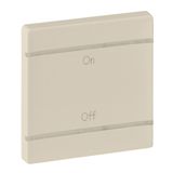 Cover plate Valena Life - ON/OFF marking - 2 modules - ivory