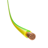 Wire H05V-K 0.75 yellow-green