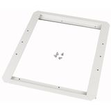 Add-on frame, for protective cover, IZMX40, grey