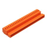 1-conductor male connector CAGE CLAMP® 2.5 mm² orange