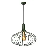 Lucide MANUELA - Pendant light - Ø 50 cm - 1xE27 - Green