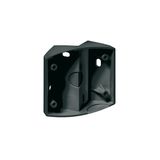 Corner bracket for motion detector series MD, black