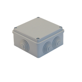 Watertight Junction Box (Screw-on Lid) WHITE 100X100 IP54 THORGEON