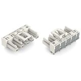 Socket for PCBs angled 5-pole white