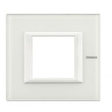 AXOLUTE - COVER PLATE 2P WHITE GLASS