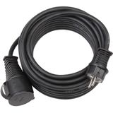 Extension cable for building site IP44 10m black H07RN-F 3G1,5