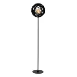 Lucide HANNELORE - Floor lamp - Ø 30 cm - 1xE27 - Black