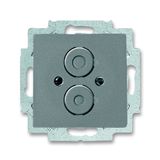 1750-803 CoverPlates (partly incl. Insert) Busch-axcent®, solo® grey metallic