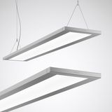 Suspended luminaires Luceos H standard product D/H Prisms Aluminium ETDD 41W 5400lm Wide reduced glare UGR19 (W19) IK03 3 SDCM