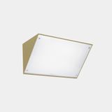 Wall fixture IP65 Curie Small LED 12.4W SW 2700-3200-4000K ON-OFF Gold 792lm