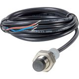 Proximity switch, E57P Performance Short Body Serie, 1 NC, 3-wire, 10 – 48 V DC, M12 x 1 mm, Sn= 4 mm, Non-flush, PNP, Stainless steel, 2 m connection