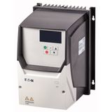 Variable frequency drive, 230 V AC, 1-phase, 10.5 A, 2.2 kW, IP66/NEMA 4X, Radio interference suppression filter, OLED display