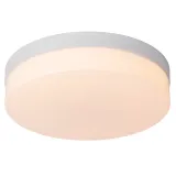 BISKIT Flush ceilin. Bathr.-White-Ø28-LED-18W