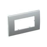 AR45-F2 AL Cover frame for double Modul 45 84x140mm