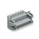 1-conductor male connector CAGE CLAMP® 2.5 mm² gray