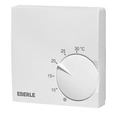 Active white room controller extra flat, 5-30C, AC 230V, 1 NC contact, 5 A, with TA approx.5K, RAL 9016