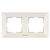 Arkedia Accessory Beige Two Gang Frame