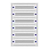 Modular chassis 2-18K flat, 6-rows, depth 100 mm