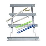 Frame, door and insert for enclosure BK085, 4-rows