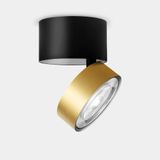 Spotlight Kiva Surface Ø95mm 12W LED warm-white 2700K CRI 90 22.7º DALI-2 Matte gold 1172lm