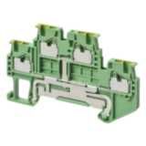 Ground multi-tier DIN rail terminal block with push-in plus connection XW5T0115G