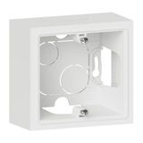 095292 Surface-mounted frame 1 dooxie post white finish