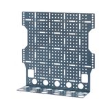 PM2x12G mounting plate perforated - bent for the socket