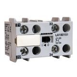 Auxiliary contact block for mini Contactors LA1, 2NC, HKM02