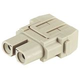 Han 40A crimp module, female