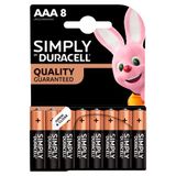 DURACELL Simply MN2400 AAA BL8