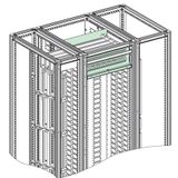 Spacial SFM horizontal busbar barrier 3M - form 2b - W600xD500 mm