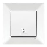 Meridian White (Quick Connection) Illuminated Two Way Switch