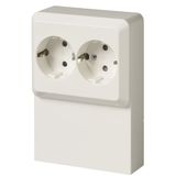 402EL Socket outlet Protective contact (SCHUKO) White