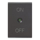 Button 1M ON/OFF symbols grey