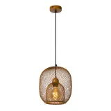 Lucide JERREL - Pendant light - Ø 25 cm - 1xE27 - Brown