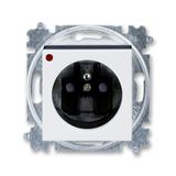 5599H-A02357 62 Socket outlet with earthing pin, shuttered, with surge protection