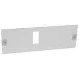 Metal faceplate XL³ 800/4000 - DPX³ 250 horizontal - 1/4 turn - 24 mod