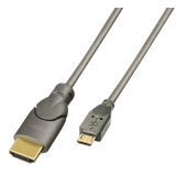 MHL to HDMI connection cable, 2m Show content stored on your smartphone on a MHL compatible HDTV