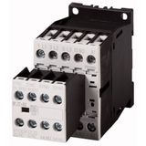 Contactor, 380 V 400 V 3 kW, 3 N/O, 2 NC, 230 V 50 Hz, 240 V 60 Hz, AC operation, Screw terminals