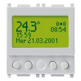 Alarm clock 120-230V Silver