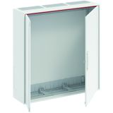 B35 ComfortLine B Wall-mounting cabinet, Surface mounted/recessed mounted/partially recessed mounted, 180 SU, Grounded (Class I), IP44, Field Width: 3, Rows: 5, 800 mm x 800 mm x 215 mm