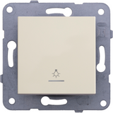 Karre-Meridian Beige (Quick Connection) Illuminated Light Switch