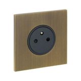 Art d'Arnould universe Epure power socket 2P+E 16A 250V - bronze