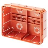 BACK BOX FOR 48 PT DIN FLUSH MOUNTING JUNCTION BOXES 392X152X75 - FOR BRICKWALL
