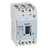 DPX³ 160HP 3P circuit breaker - Rated current 160A - Breaking capacity 50kA - Magneto-thermal protection