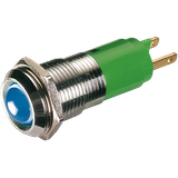 LED-INDICATOR BLUE LED 10mm - 24V DC - 20 mA - IP67